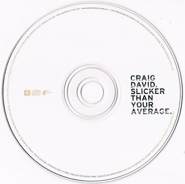 Craig David : Slicker Than Your Average (CD, Album, Ltd, Pos)
