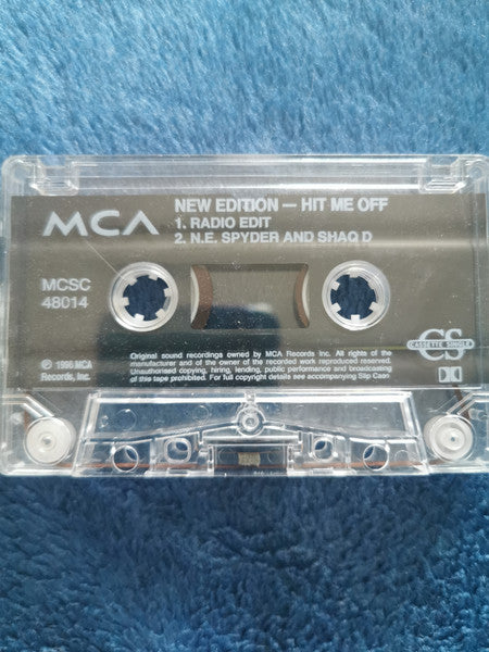 New Edition : Hit Me Off (Cass, Single)