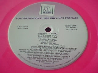 Pretty In Pink : All About You (12", Single, Promo, Pin)