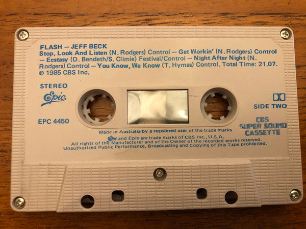 Jeff Beck : Flash (Cass, Album)