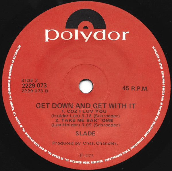 Slade : Get Down And Get With It (7", EP)