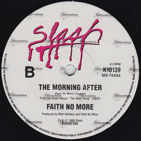Faith No More : Epic (7", B F)