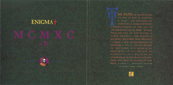 Enigma : MCMXC a.D. "The Limited Edition" (CD, Album, Ltd)
