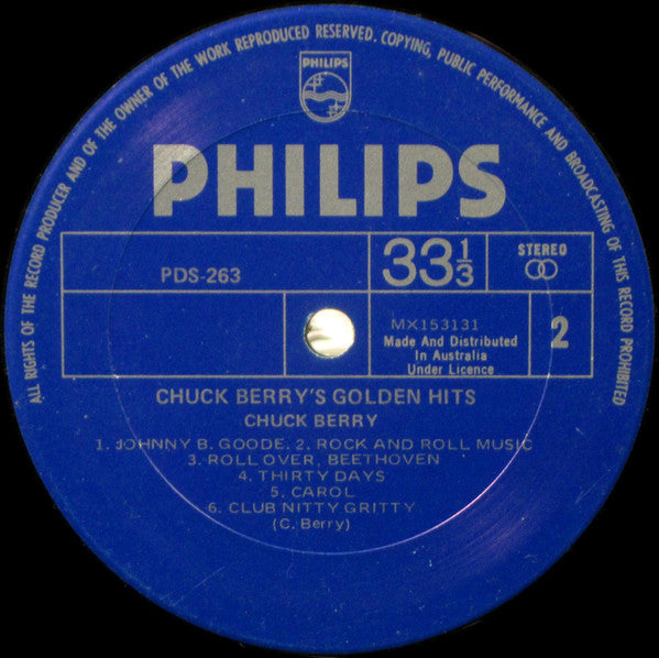 Chuck Berry : Chuck Berry's Golden Hits (LP, Album, RE)