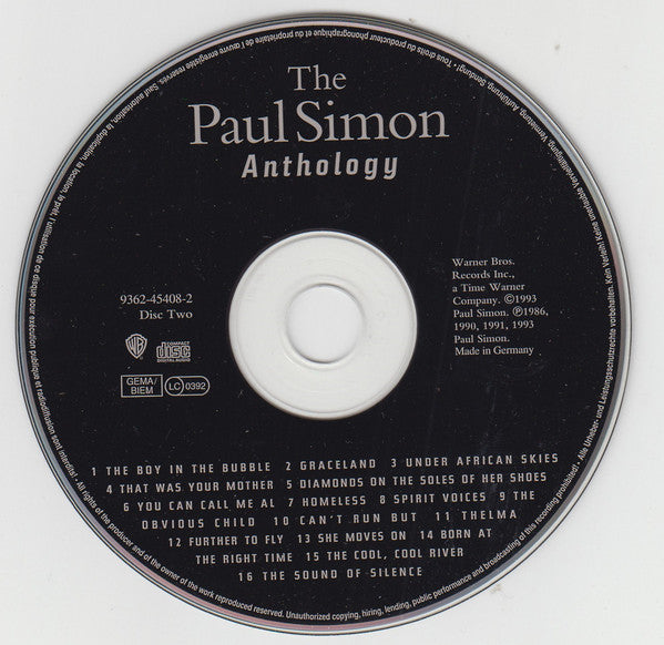 Paul Simon : The Paul Simon Anthology (2xCD, Comp)