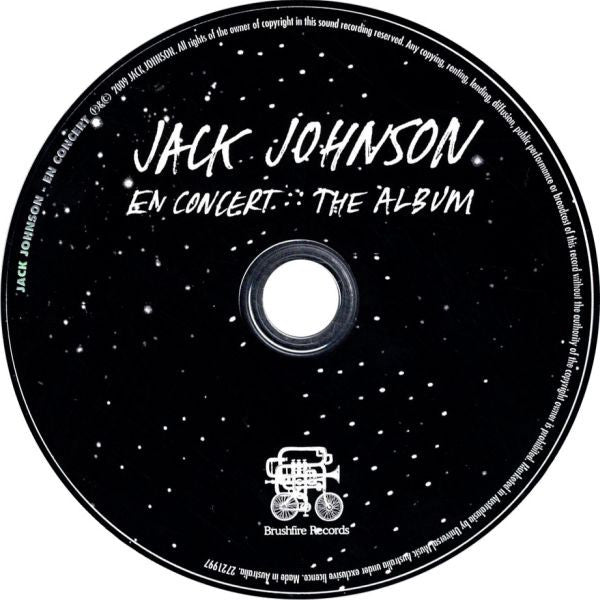 Jack Johnson : En Concert (CD, Album)