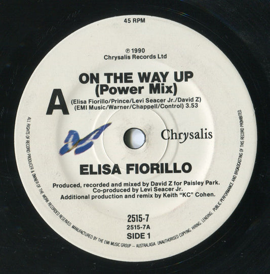 Elisa Fiorillo : On The Way Up (7", Single)