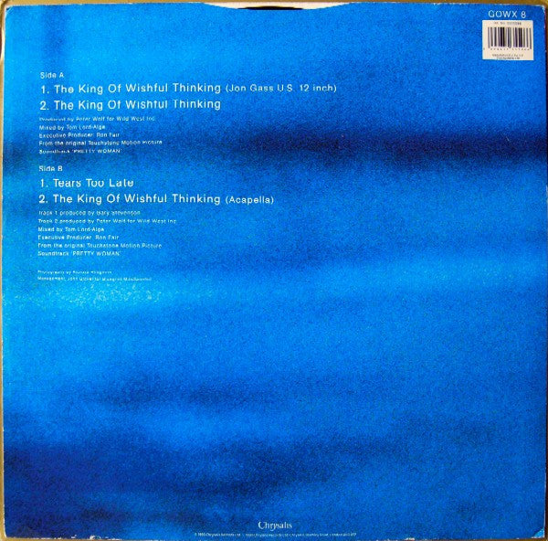 Go West : The King Of Wishful Thinking (12", Single)
