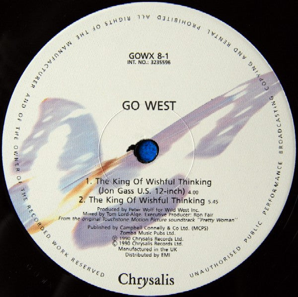 Go West : The King Of Wishful Thinking (12", Single)