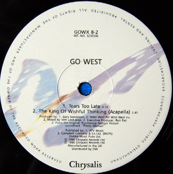 Go West : The King Of Wishful Thinking (12", Single)