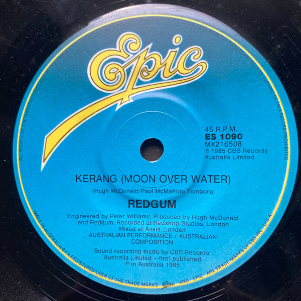 Redgum : Just Another Moment On Your Own (7", Single)