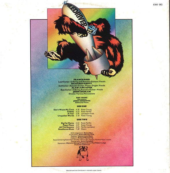 Status Quo : Piledriver (LP, Album, RE)