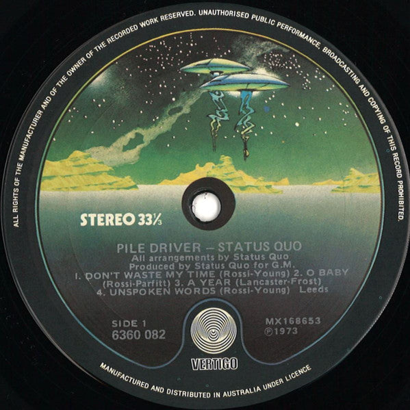 Status Quo : Piledriver (LP, Album, RE)