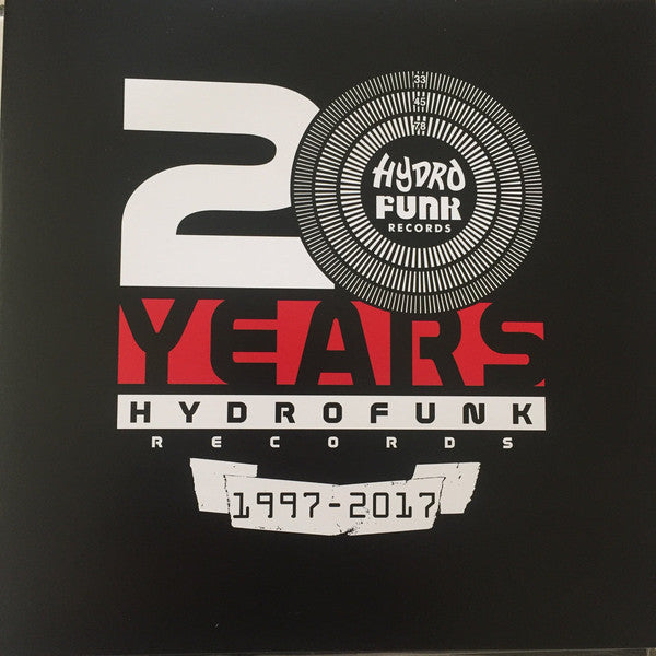Various : 20 Years Hydrofunk Records 1997 - 2017  (2xLP, Comp, Dou)