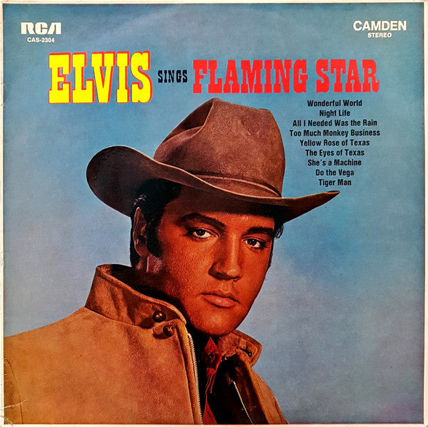 Elvis Presley : Elvis Sings "Flaming Star" (LP, Album, RP)