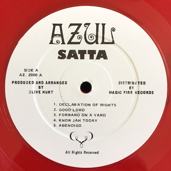 The Abyssinians : Satta (LP, Album, RE, Red)