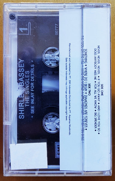 Shirley Bassey : The Shirley Bassey Single Album (Cass, Comp)