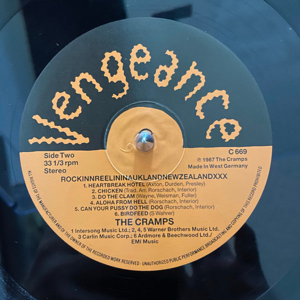 The Cramps : RockinnReelinInAucklandNewZealandXXX (LP, Album)
