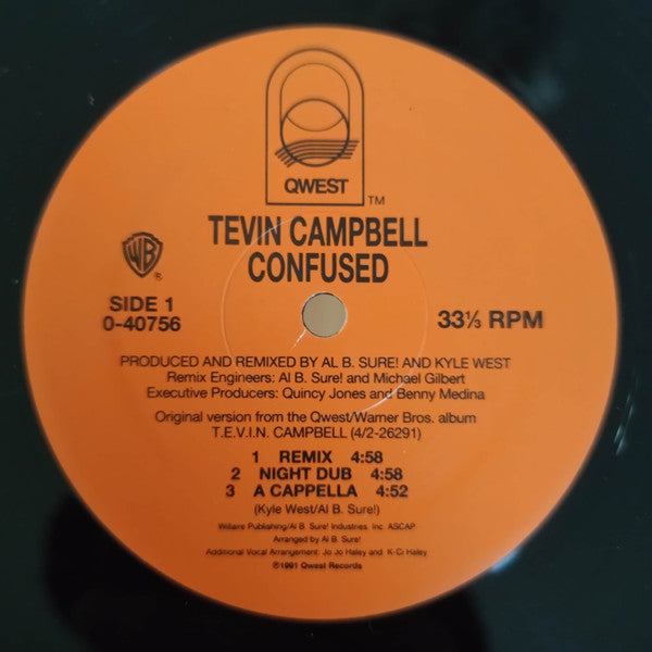 Tevin Campbell : Confused (12")