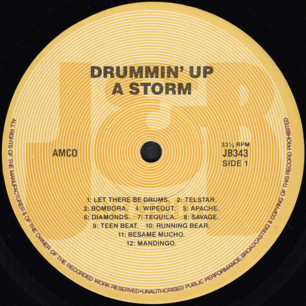 Unknown Artist : Drummin' Up A Storm (LP)