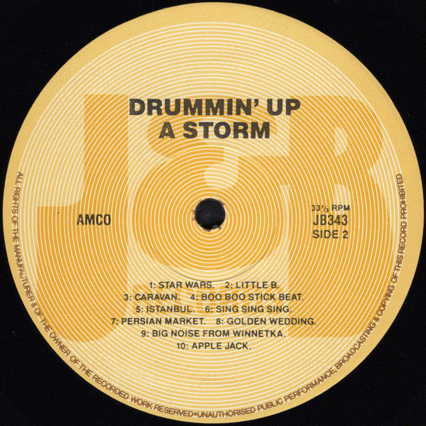 Unknown Artist : Drummin' Up A Storm (LP)