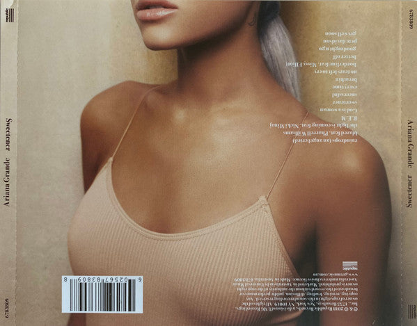 Ariana Grande : Sweetener (CD, Album)