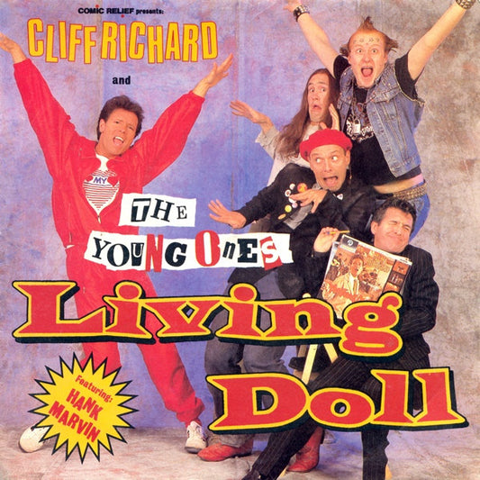 Cliff Richard And The Young Ones Featuring Hank Marvin : Living Doll (7", Single)