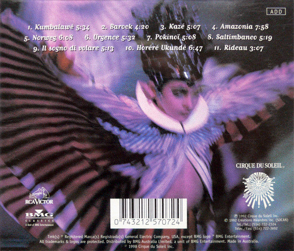 Cirque Du Soleil : Saltimbanco (CD, Album, RP)