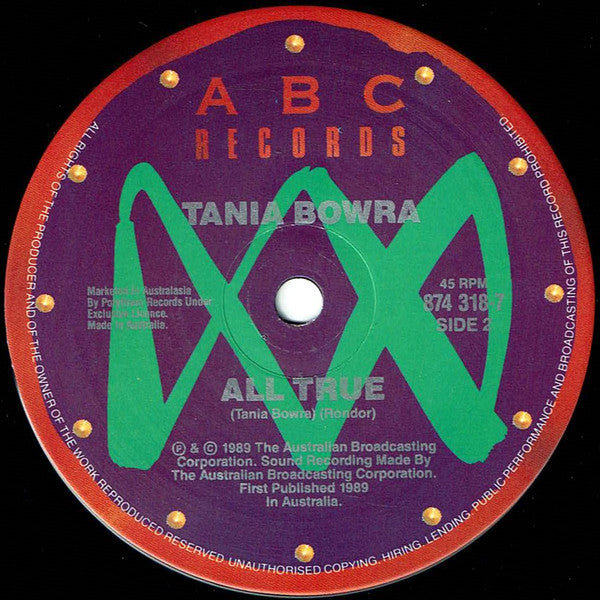 Tania Bowra : Heaven And Earth (7", Single)
