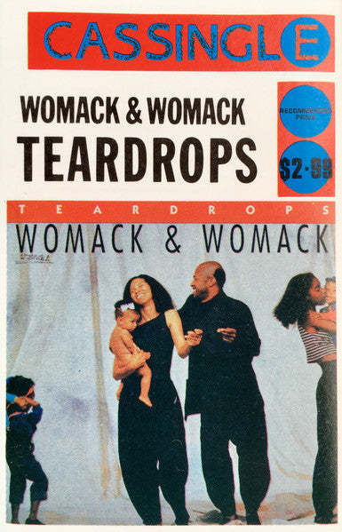 Womack & Womack : Teardrops (Cass, Single)