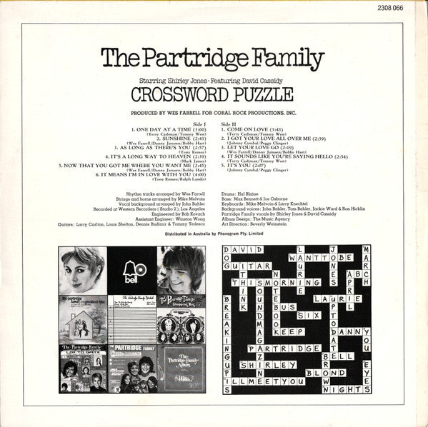 The Partridge Family : Crossword Puzzle (LP, Album)
