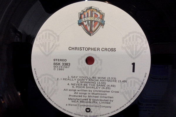 Christopher Cross : Christopher Cross (LP, Album)