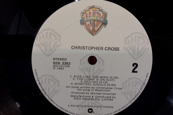 Christopher Cross : Christopher Cross (LP, Album)