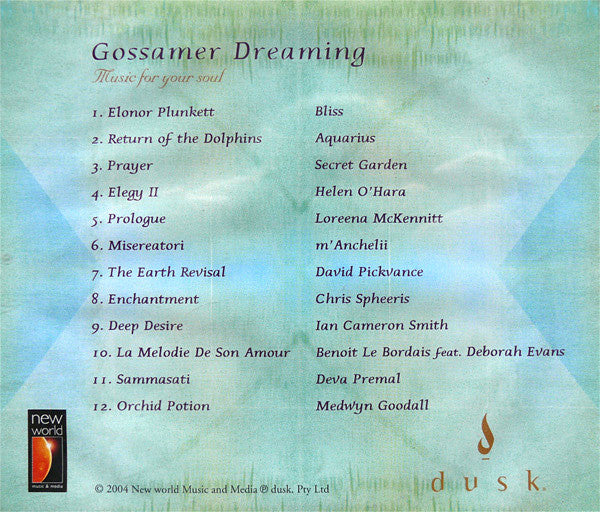 Various : Gossamer Dreaming (Music For Your Soul) (CD, Comp, Mixed)