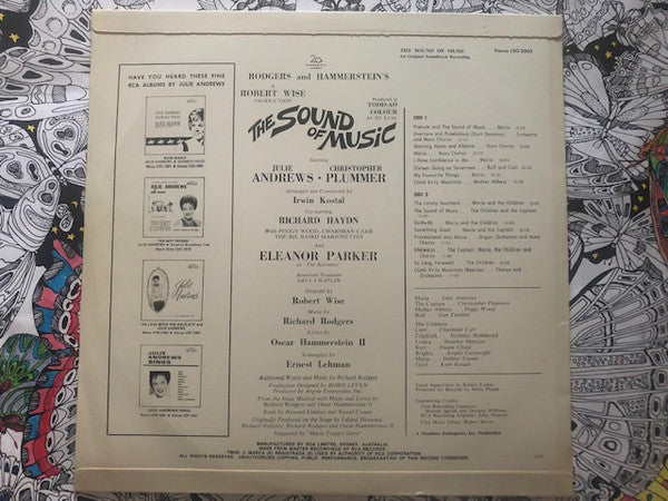Rodgers & Hammerstein : The Sound Of Music ~ An Original Soundtrack Recording (LP, Album, RE, Gol)