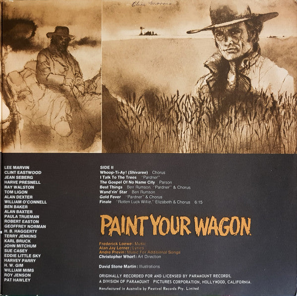 Various : Paint Your Wagon (LP, Album, Gat)