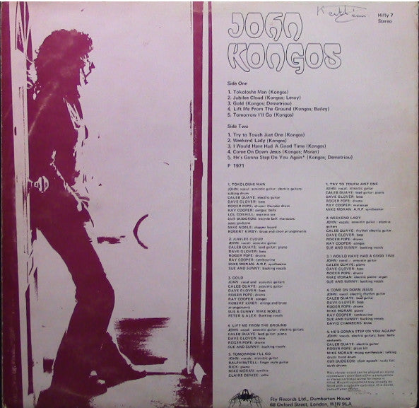 John Kongos : Kongos (LP, Album)