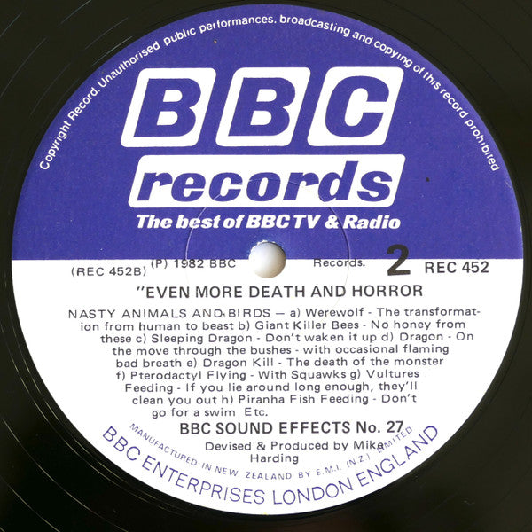 Mike Harding (3) : Even More Death And Horror (LP, Album)