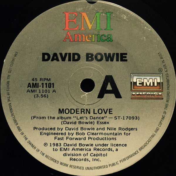 David Bowie : Modern Love (7", Single)