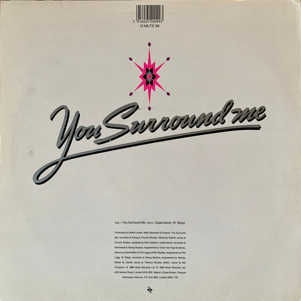 Erasure : You Surround Me (12", Single)
