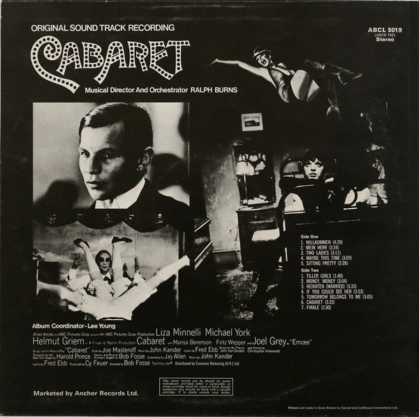 Various : Cabaret - Original Sound Track Recording (LP, Album, RE)