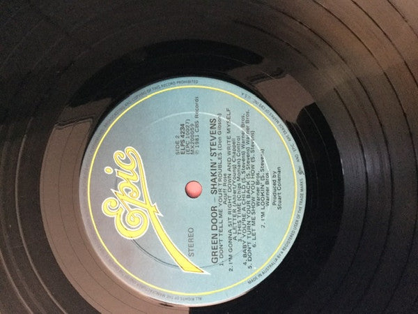 Shakin' Stevens : Green Door / Shaky (LP, Album)