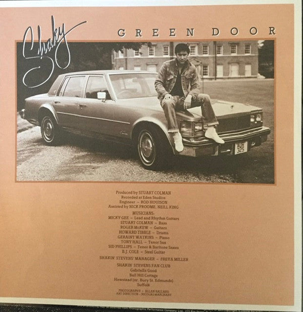 Shakin' Stevens : Green Door / Shaky (LP, Album)