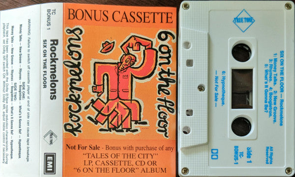 The Rockmelons : Six On The Floor (Cass, Ltd, Promo)