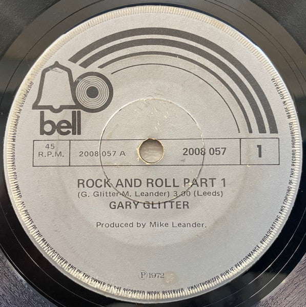 Gary Glitter : Rock And Roll Part 1 (7", Single)