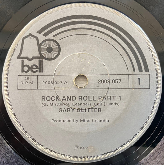 Gary Glitter : Rock And Roll Part 1 (7", Single)