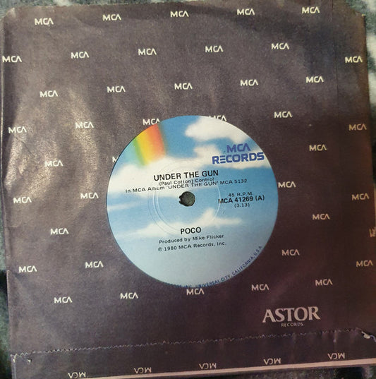 Poco (3) : Under The Gun (7", Single)