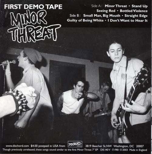 Minor Threat : First Demo Tape (7", EP)