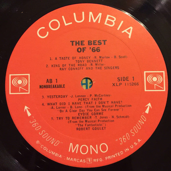 Various : The Best Of '66 Volume Two (LP, Comp, Mono)
