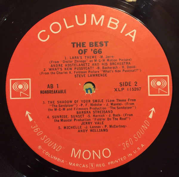 Various : The Best Of '66 Volume Two (LP, Comp, Mono)